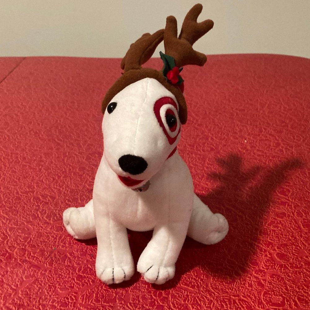 Target Dog Christmas Plush Toy Bullseye